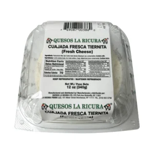 Cuajada fresca centroamericana 12 oz en presentación cuadrada