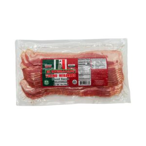 Tocino rebanado El Michoacano 16 oz, listo para cocinar con sabor tradicional latino