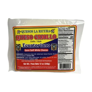 Queso criollo estilo Ecuatoriano