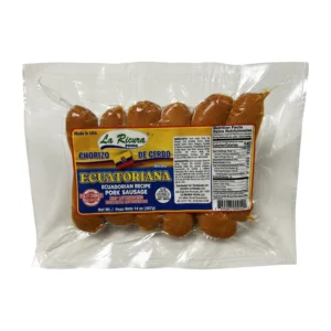 Chorizo de Cerdo Ecuatoriano Cocido 14 oz – Sabor auténtico