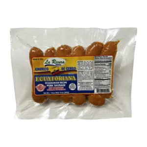 Chorizo de Cerdo Ecuatoriano Cocido 14 oz – Sabor auténtico
