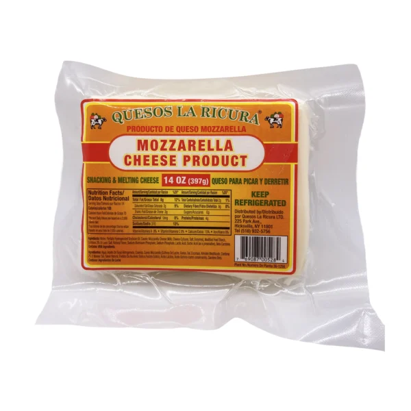 Queso mozzarella 14 oz – La Ricura