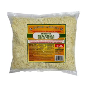 Shredded mozzarella cheese product