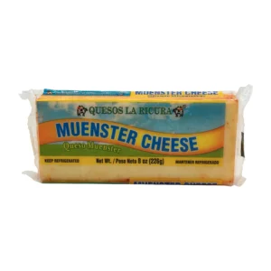 Queso Muenster La Ricura en barra 8 oz – Sabor suave y cremoso