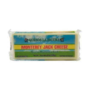 Queso Monterey Jack La Ricura en barra 8 oz – Cremoso y suave