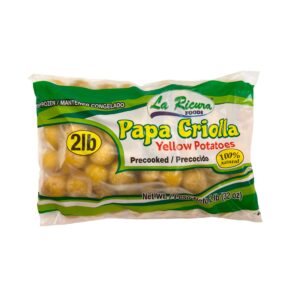 Papa criolla amarilla La Ricura 2 libras, papas frescas para cocinar