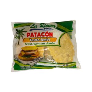 Tostón Jumbo La Ricura 2 lbs – Patacones crujientes congelados listos para freír