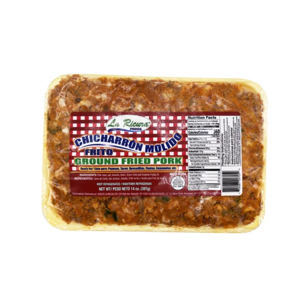 Chicharrón molido frito 14 oz – Sabor auténtico y crujiente