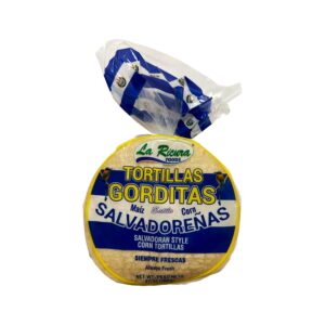 Tortillas gorditas estilo salvadoreña
