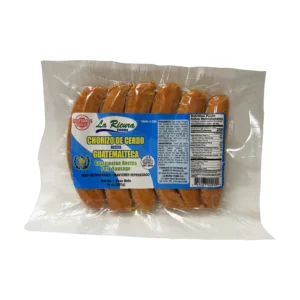 Chorizo de cerdo receta guatemalteca de 14 oz.