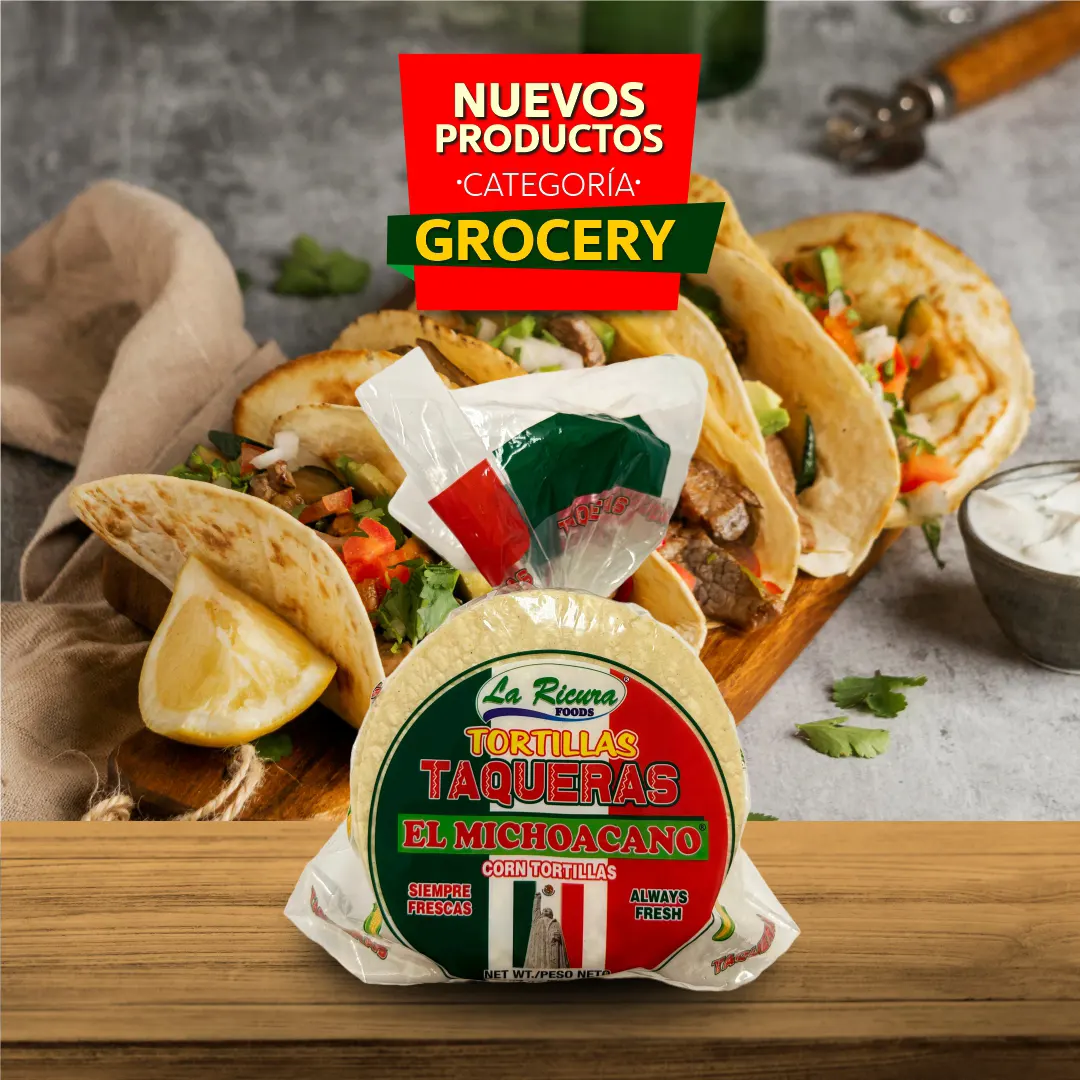 Banner web productos nuevos Tortillas taqueras El michoacano quesos la ricura copia