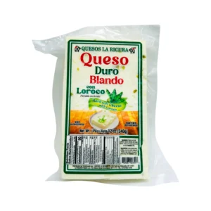 Queso Duro Blando con Loroco La Ricura 12 oz