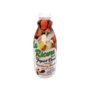 yogurt drink fresa banano La Ricura bebida láctea centroamericana en Nueva York