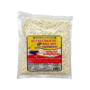 Queso costeño rallado estilo Colombiano
