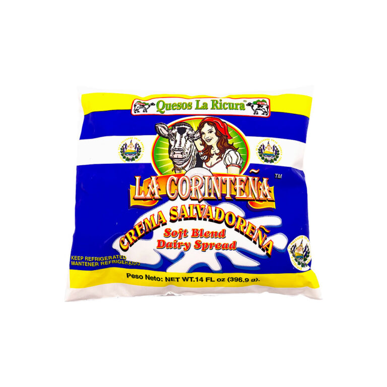 Crema Salvadoreña La Corinteña Pouch 14 Oz. - Quesoslaricura