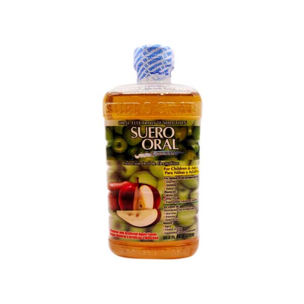 quesos la ricura Suero Oral Manzana (Apple) 33.8oz