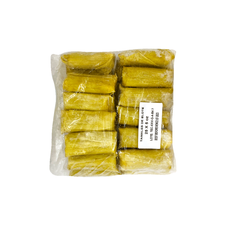 Tamales de elote 25 X 5 OZ quesoslaricura